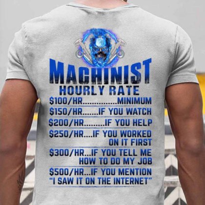 Machinist Hourly Rate - Funny Quote